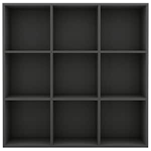 vidaXL Βιβλιοθήκη Γκρι 98 x 29 x 97,5 εκ. Επεξεργασμένο Ξύλο