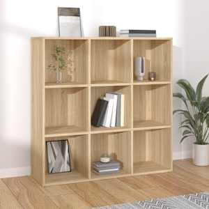 Knihovna dub sonoma 98 x 29 x 97,5 cm kompozitní dřevo - obrázek 1