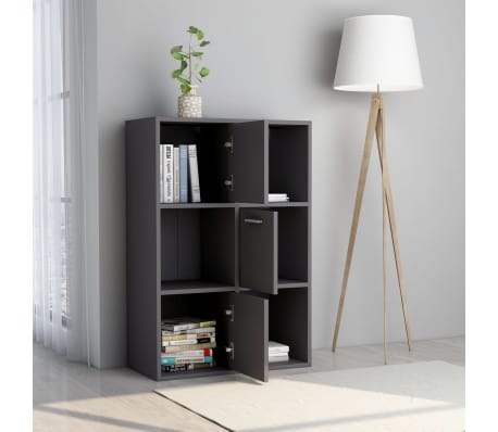 vidaXL Spintelė daiktams, pilka, 60x29,5x90cm, apdirbta mediena