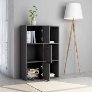 vidaXL Spintelė daiktams, pilka, 60x29,5x90cm, apdirbta mediena