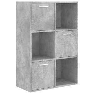 vidaXL hoiukapp, betoonhall, 60 x 29,5 x 90 cm, tehispuit
