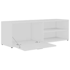 TV stolek bílý 120 x 34 x 37 cm kompozitní dřevo - obrázek 6