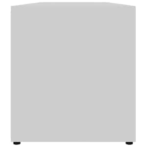 TV stolek bílý 120 x 34 x 37 cm kompozitní dřevo - obrázek 8