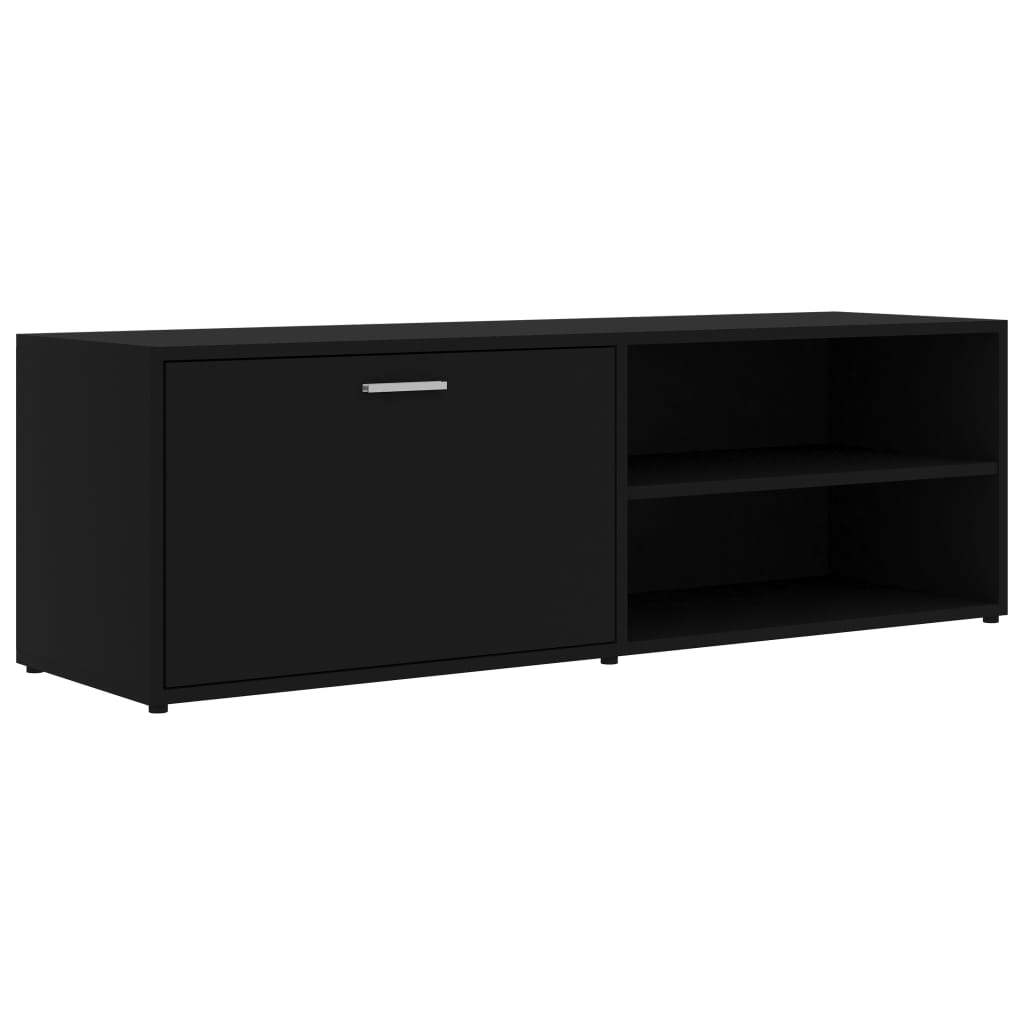 

vidaXL TV Cabinet Black 47.2"x13.4"x14.6" Engineered Wood
