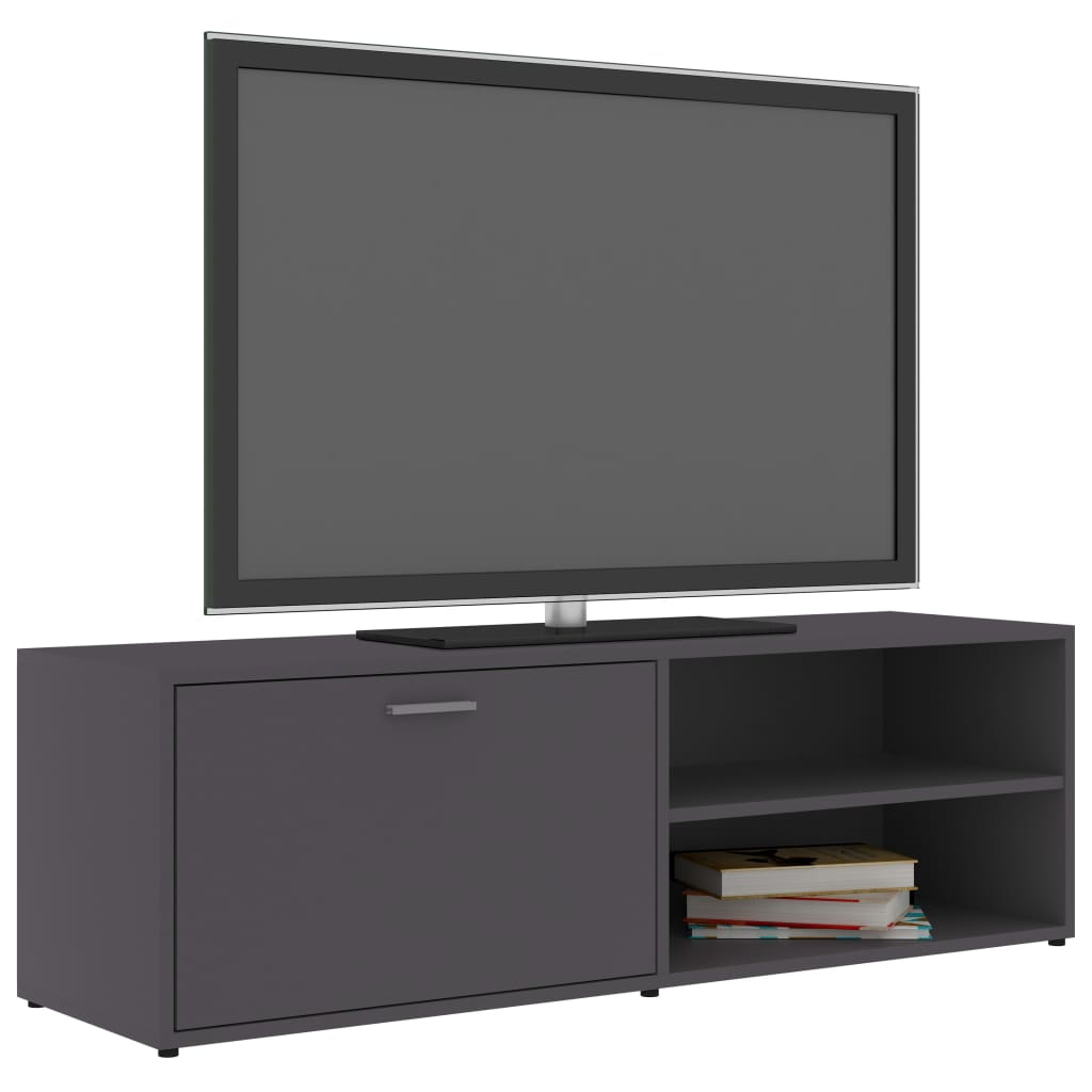 vidaXL szürke szerelt fa TV-szekrény 120 x 34 x 37 cm