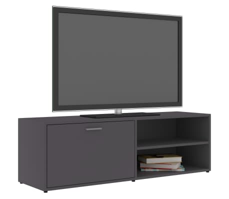 vidaXL Televizoriaus spintelė, pilka, 120x34x37cm, apdirbta mediena