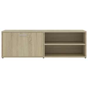 TV stolek dub sonoma 120 x 34 x 37 cm kompozitní dřevo - obrázek 3
