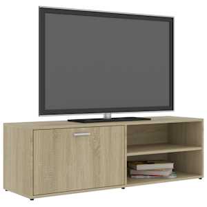 TV stolek dub sonoma 120 x 34 x 37 cm kompozitní dřevo - obrázek 4