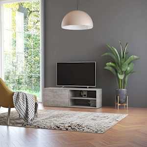 TV stolek betonově šedý 120 x 34 x 37 cm kompozitní dřevo - obrázek 1