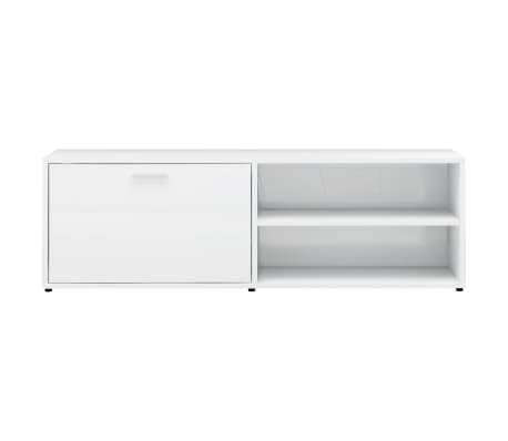 vidaXL TV Cabinet Easy to Clean Furniture Bedroom Living room Hifi Sideboard Media Stand Storage Unit Lowboard Grey 120x34x37cm Chipboard 