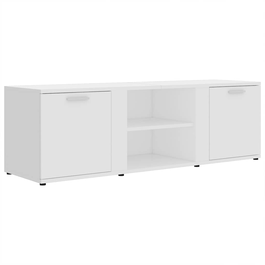 vidaXL TV stolek bílý 120 x 34 x 37 cm kompozitní dřevo