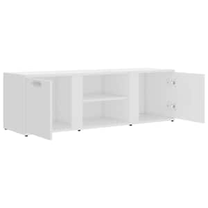 TV stolek bílý 120 x 34 x 37 cm kompozitní dřevo - obrázek 6