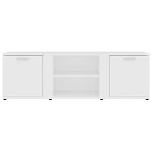 TV stolek bílý 120 x 34 x 37 cm kompozitní dřevo - obrázek 7
