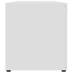 TV stolek bílý 120 x 34 x 37 cm kompozitní dřevo - obrázek 8