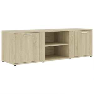 TV stolek dub sonoma 120 x 34 x 37 cm kompozitní dřevo - obrázek 2