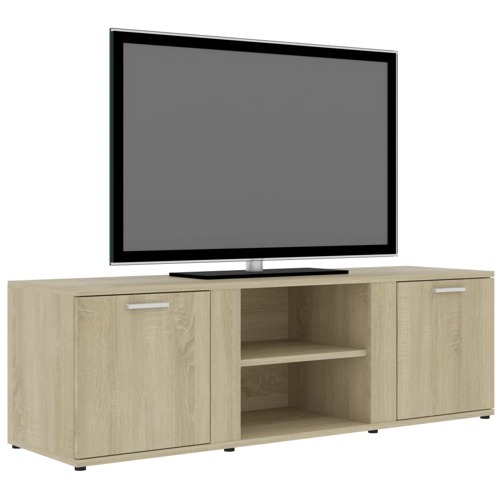 Sonoma tölgy színű forgácslap TV-szekrény 120 x 34 x 37 cm 