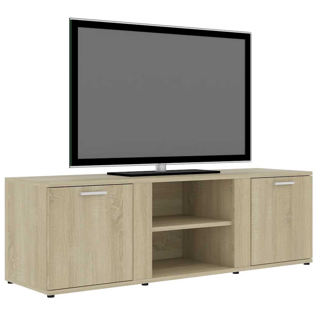 vidaXL Tv-meubel 120x34x37 cm bewerkt hout sonoma eikenkleurig afbeelding