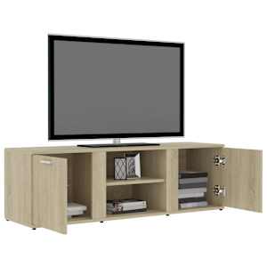 TV stolek dub sonoma 120 x 34 x 37 cm kompozitní dřevo - obrázek 5
