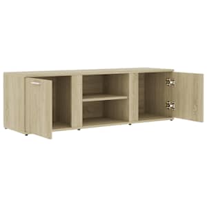 TV stolek dub sonoma 120 x 34 x 37 cm kompozitní dřevo - obrázek 6
