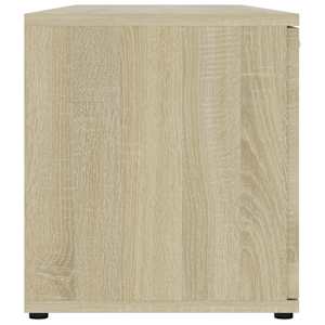 TV stolek dub sonoma 120 x 34 x 37 cm kompozitní dřevo - obrázek 8