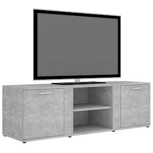 TV stolek betonově šedý 120 x 34 x 37 cm kompozitní dřevo - obrázek 3