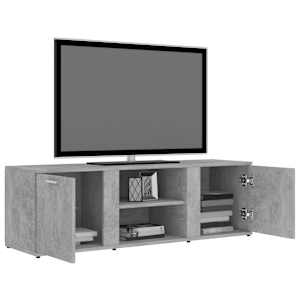 TV stolek betonově šedý 120 x 34 x 37 cm kompozitní dřevo - obrázek 5