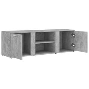 TV stolek betonově šedý 120 x 34 x 37 cm kompozitní dřevo - obrázek 6