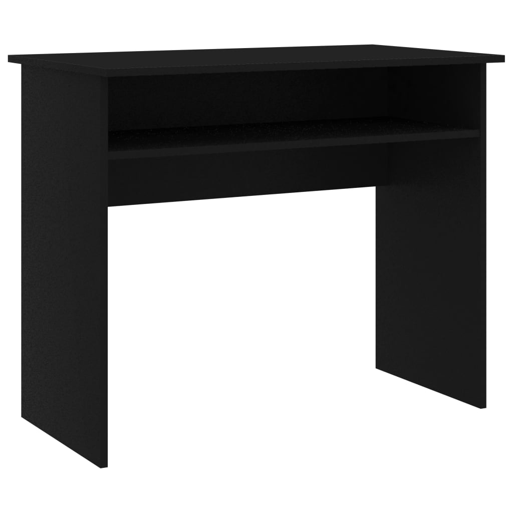 

vidaXL Desk Black 35.4"x19.7"x29.1" Engineered Wood
