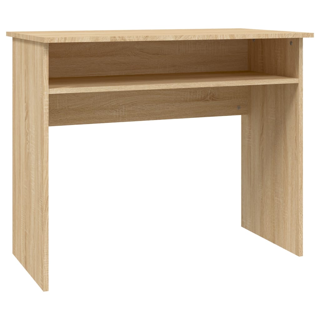 

vidaXL Desk Sonoma Oak 35.4"x19.7"x29.1" Engineered Wood