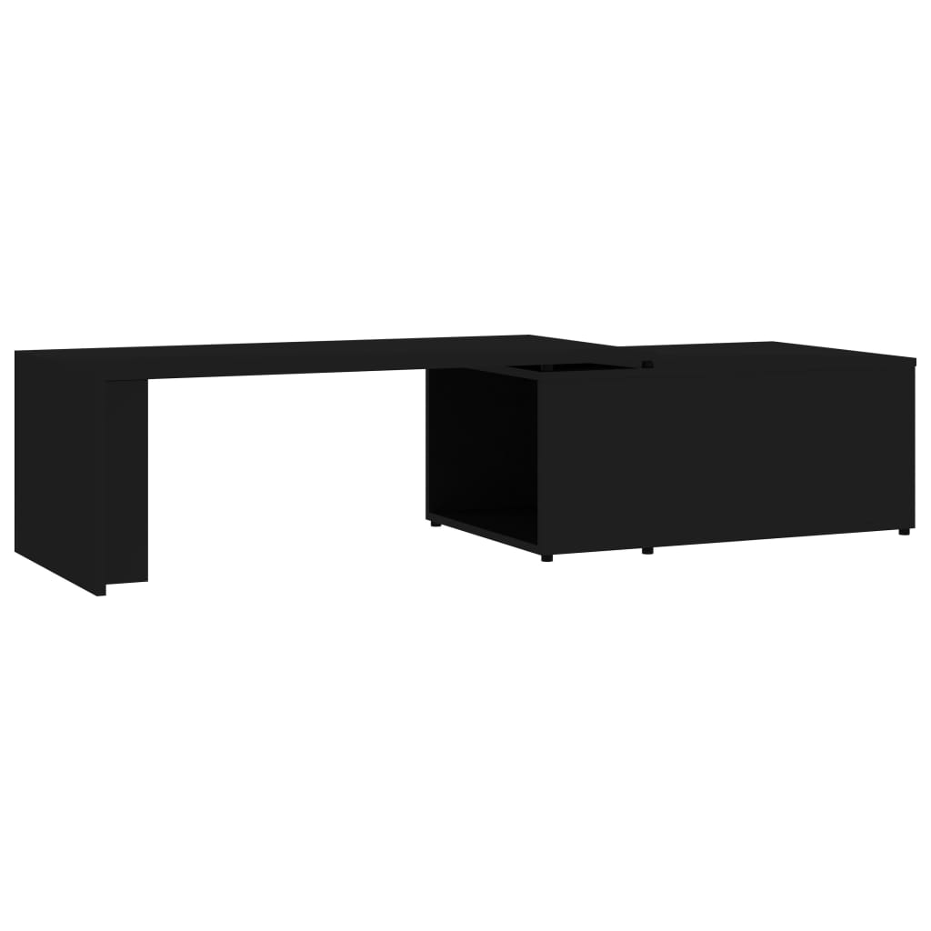 

vidaXL Coffee Table Black 59.1"x19.7"x13.8" Engineered Wood