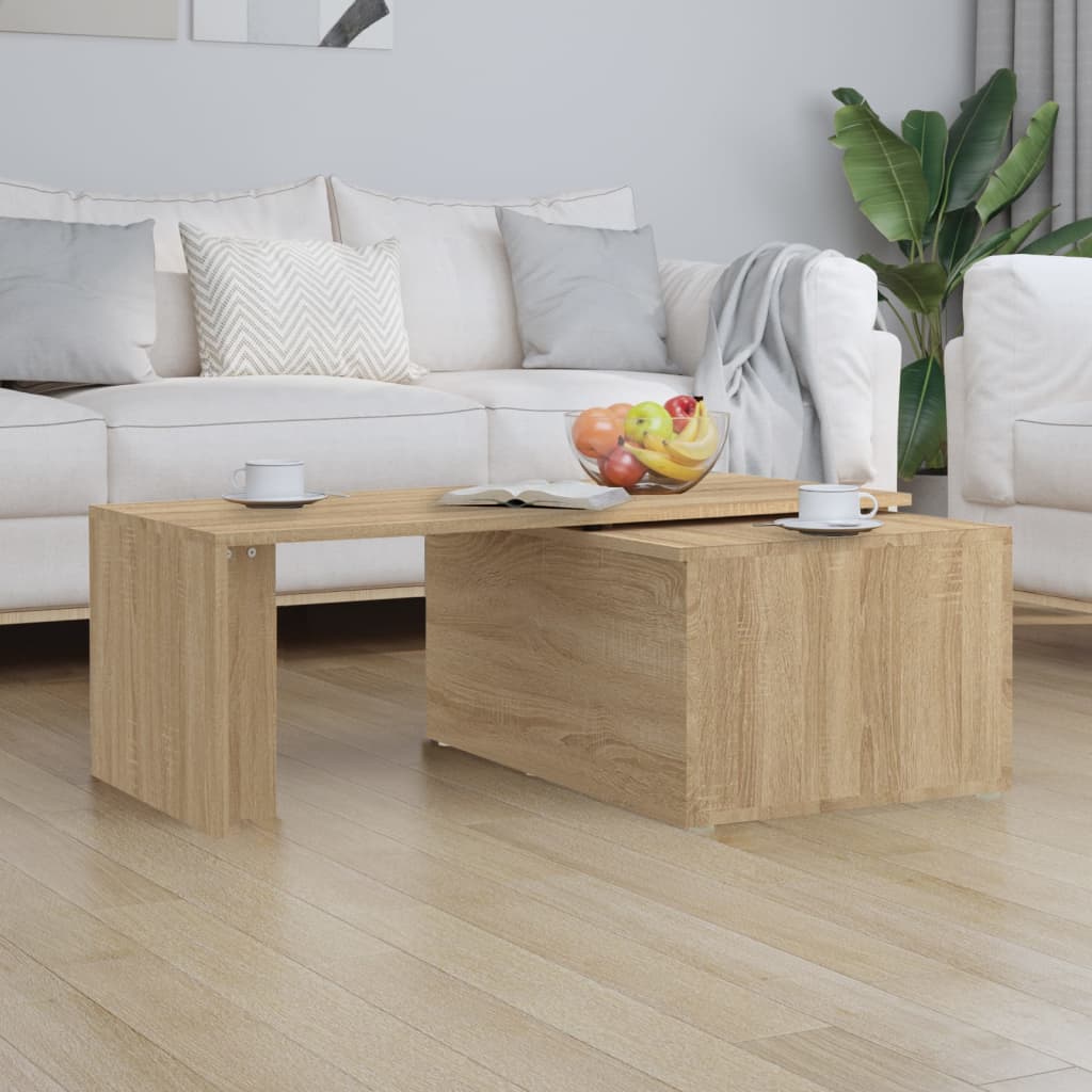 

vidaXL Salontafel 150x50x35 cm spaanplaat sonoma eikenkleurig