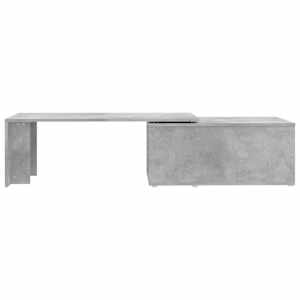 Konferenční stolek betonově šedý 150 x 50 x 35 cm dřevotříska - obrázek 6