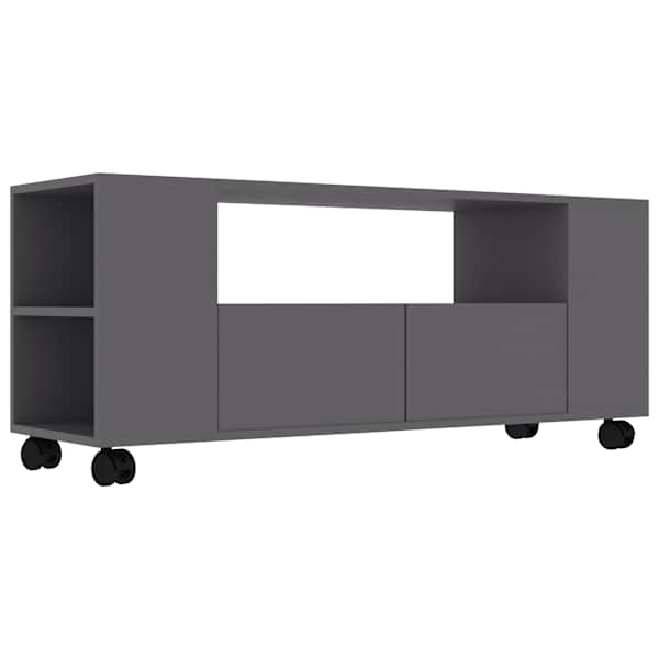 vidaXL telerikapp, hall, 120x35x48 cm, tehispuit