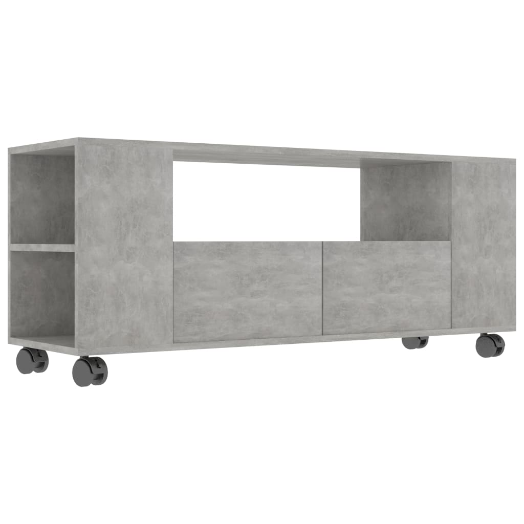 Tv-meubel 120x35x43 cm spaanplaat betongrijs