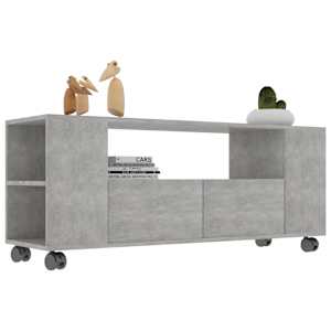vidaXL Έπιπλο Τηλεόρασης Γκρι Σκυρ. 120x35x48 εκ. Επεξ. Ξύλο