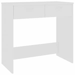 vidaXL kirjutuslaud, valge, 80 x 40 x 75 cm, tehispuit