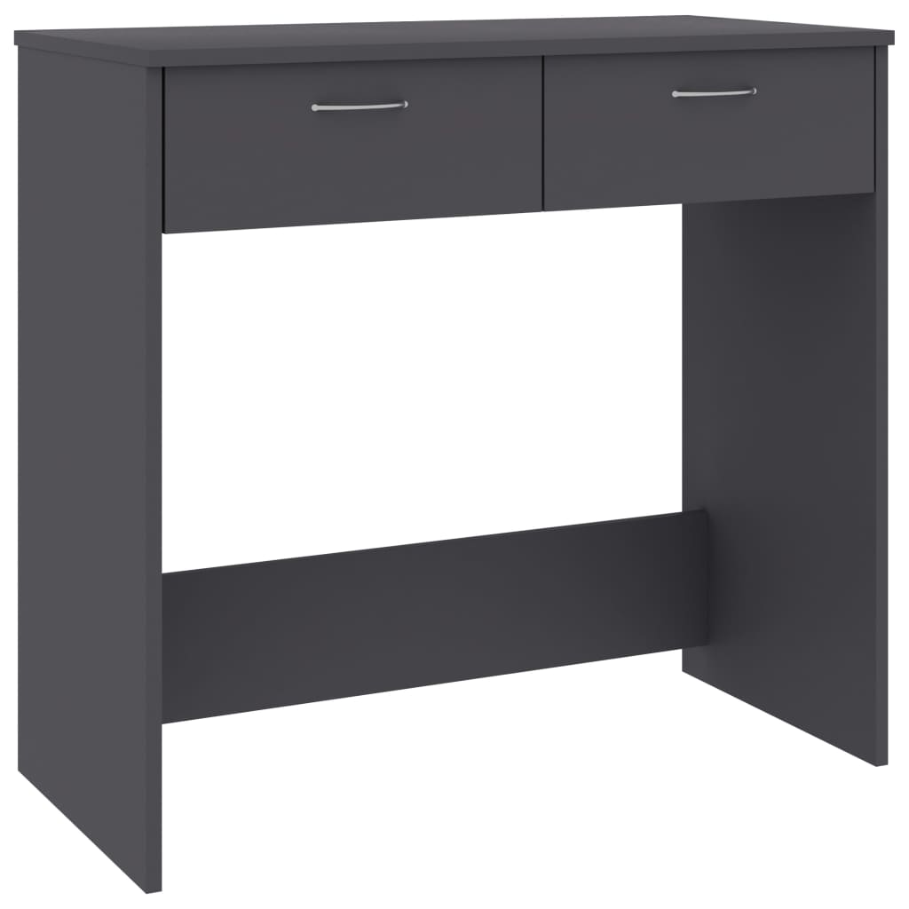 

vidaXL Desk Gray 31.5"x15.7"x29.5" Chipboard