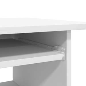 Psací stůl bílý 80 x 45 x 74 cm kompozitní dřevo - obrázek 8
