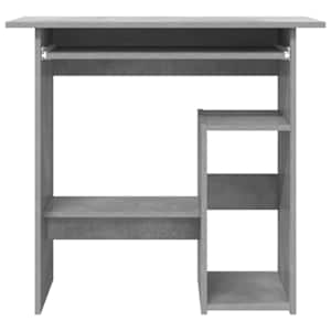 Psací stůl betonově šedý 80 x 45 x 74 cm kompozitní dřevo - obrázek 4
