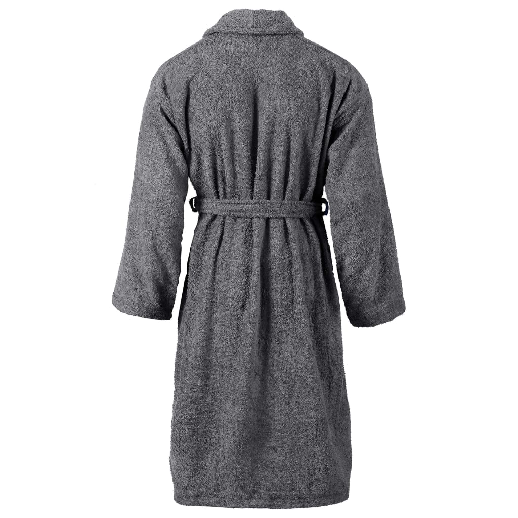 

vidaXL Badjas unisex badstof XL 100% katoen antraciet