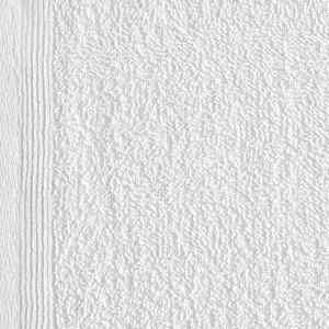 vidaXL Gjestehåndklær 50 stk bomull 350 g/m² 30x30 cm hvit