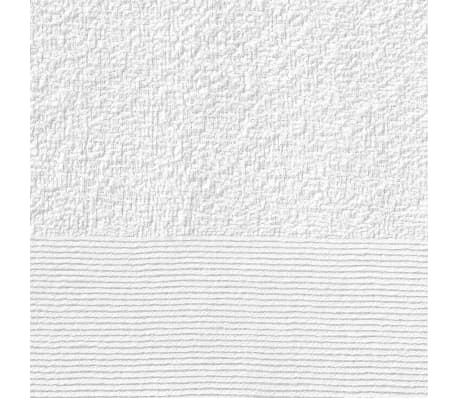 vidaXL Handtücher 25 Stk. Baumwolle 350 g/m² 50 x 100 cm Weiß