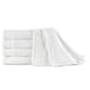 vidaXL k&auml;ter&auml;tikud 5 tk, puuvill 450 g/m&sup2;, 50 x 100 cm, valge