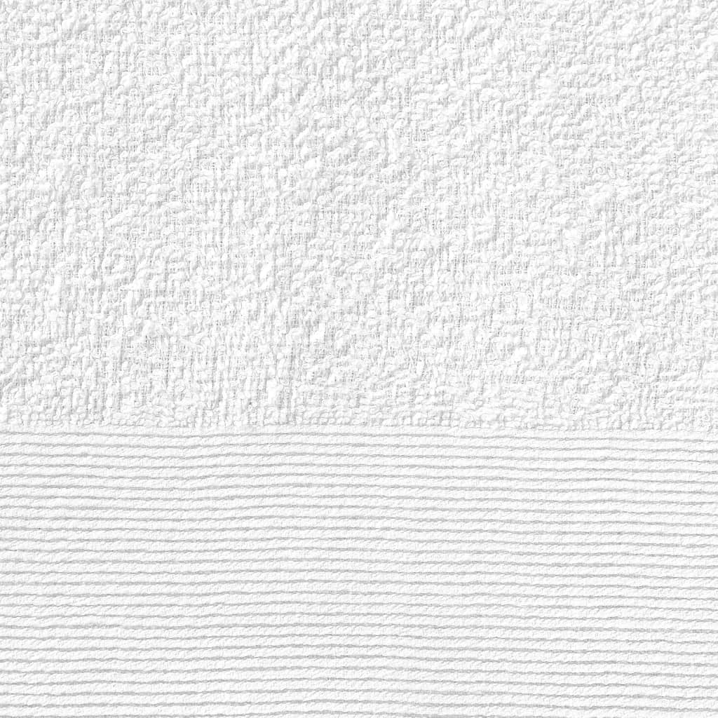 Asciugamani Da Bagno 5 Pz Cotone 450 Gsm 100x150 Cm Bianchi VidaXL 13 width=274