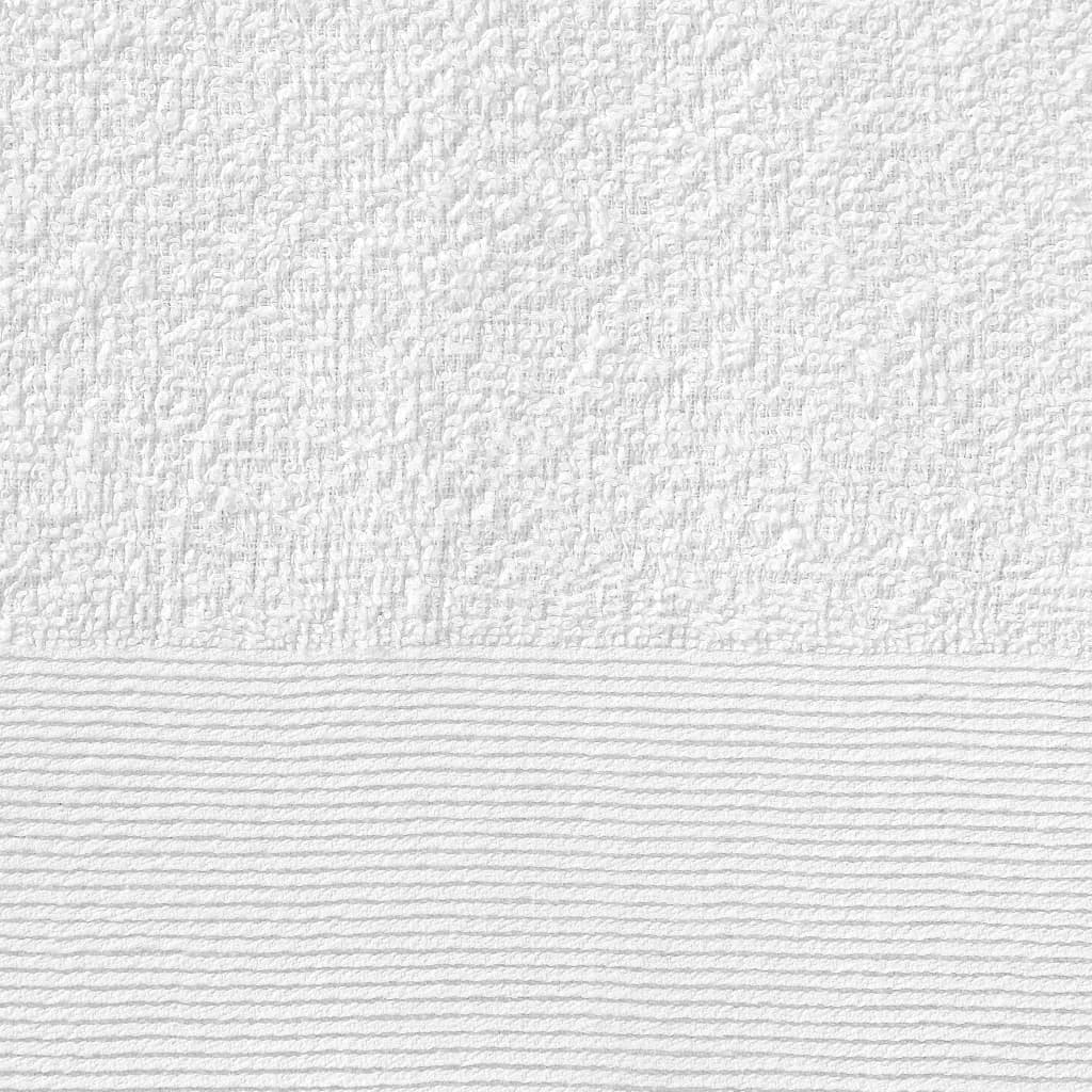 5 db fehér pamut szaunatörölköző 450 g/m² 80 x 200 cm 