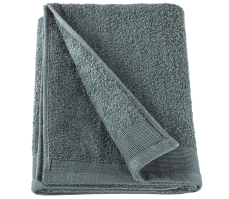 vidaXL Håndklær til badstue 2 stk bomull 450 gsm 80x200 cm grønn