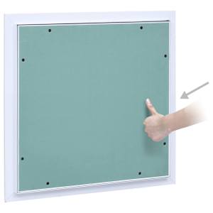 Přístupový panel s hliníkovým rámem a sádrokartonem 200x200 mm - obrázek 3