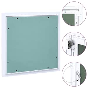 Přístupový panel s hliníkovým rámem a sádrokartonem 300x300 mm - obrázek 1