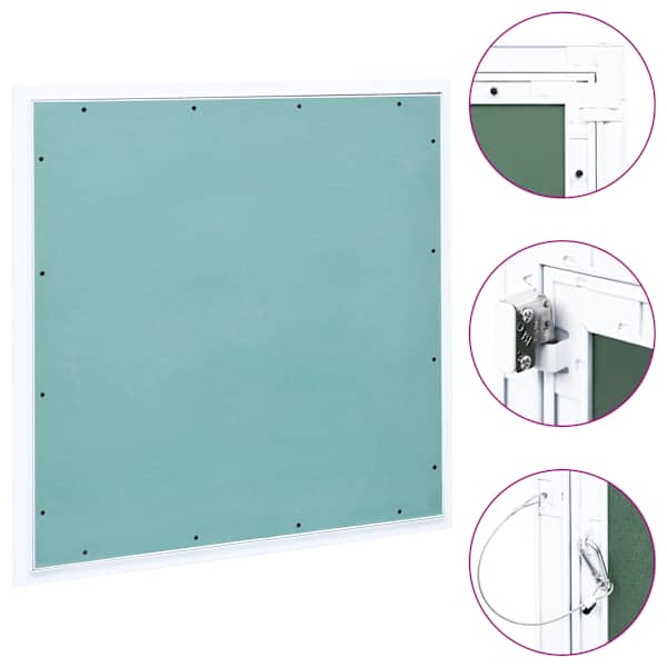 vidaXL ligip&auml;&auml;supaneel alumiiniumraami ja kipsiga 500 x 500 mm