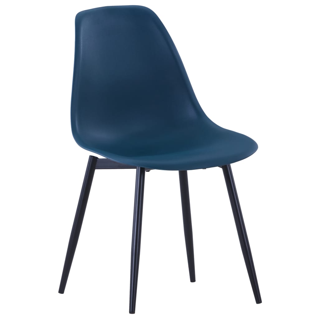 

vidaXL Eetkamerstoelen 6 st PP turquoise